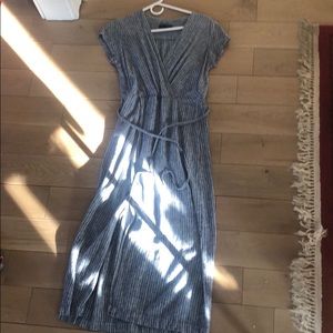 Banana Republic Stripped Linen Dress